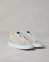 Brunello Cucinelli Suede Sneakers with Monili ~ Light Grey