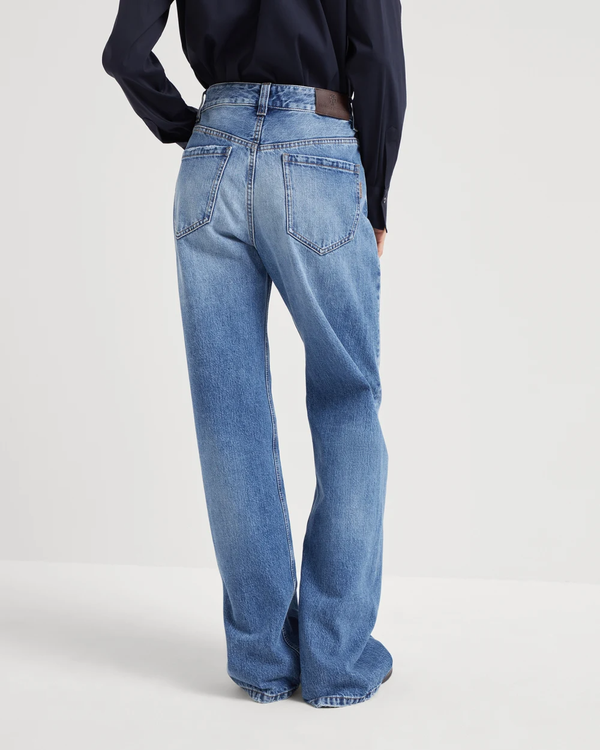 Brunello Cucinelli Loose Jeans with Monili Tab