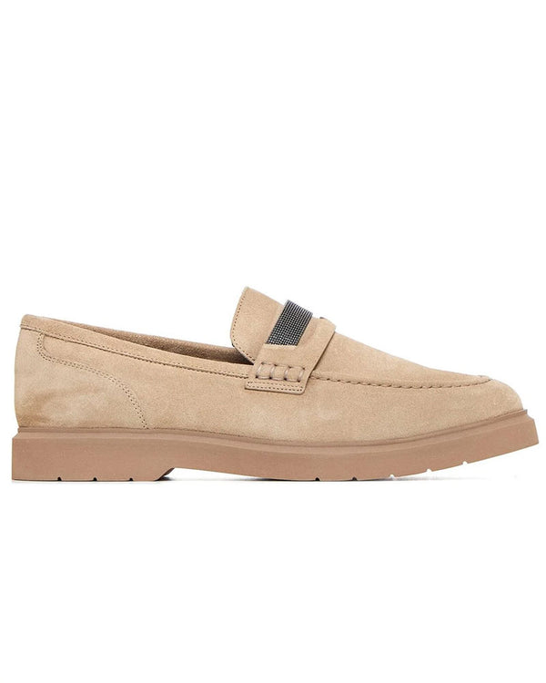 Brunello Cucinelli Penny Loafers ~ Cashew