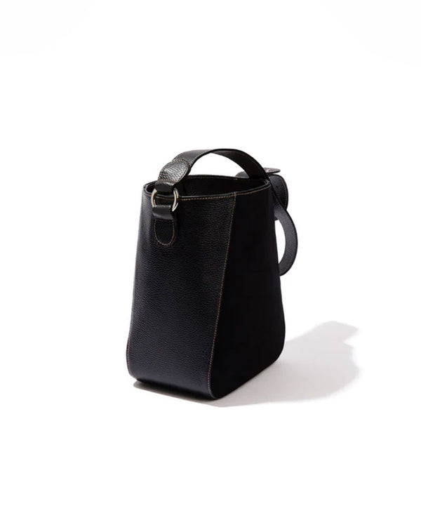 Ruskin The Bennet Bucket ~ Black and Suede