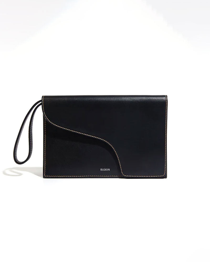 Ruskin The Camille Clutch ~ Black
