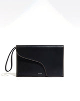 Ruskin The Camille Clutch ~ Black Nappa Leather
