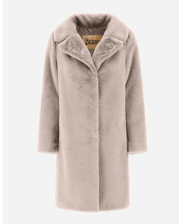 Coat in Soft Faux Fur ~ Chantilly