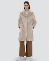 Herno Coat in Soft Faux Fur ~ Chantilly