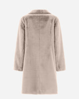 Herno Coat in Soft Faux Fur ~ Chantilly