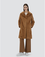 Herno Faux Fur Coat ~ Camel