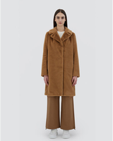 Herno Faux Fur Coat ~ Camel