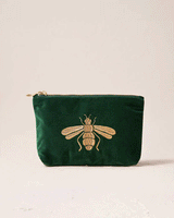 Honey Bee Mini Pouch ~ Forest