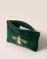 Honey Bee Mini Pouch ~ Forest