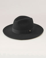 Augustine ~ Rancher Style Fedora ~ Black