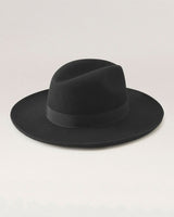 Augustine ~ Rancher Style Fedora ~ Black