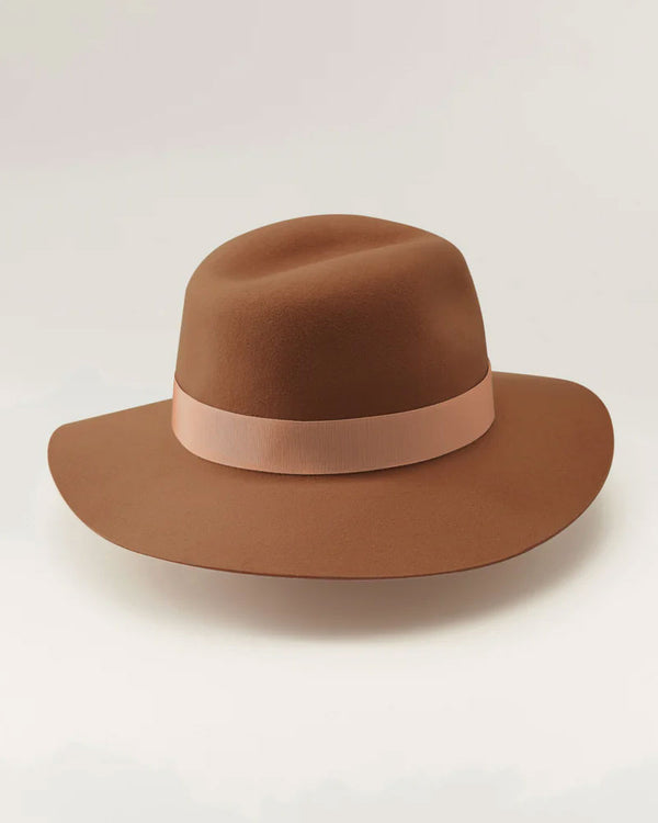 Rose ~ Classic Fedora ~ Camel