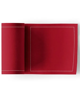 Cotton Cocktail Napkins ~ Lipstick Red