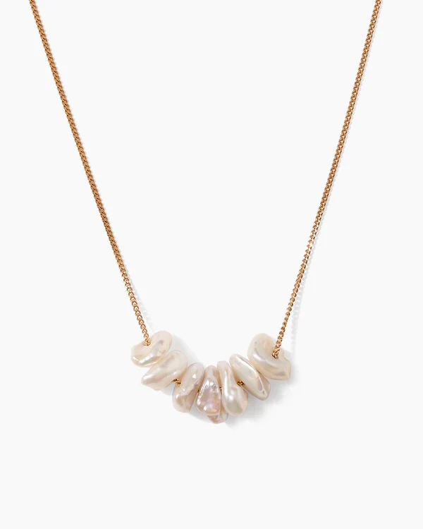 Anini Pearl Necklace ~ Gold