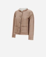 Herno Reversible Short Down Jacket ~ Milk White / Taupe