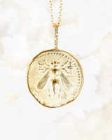 Robin Haley "The Bee" Artifact Necklace in 14k Gold
