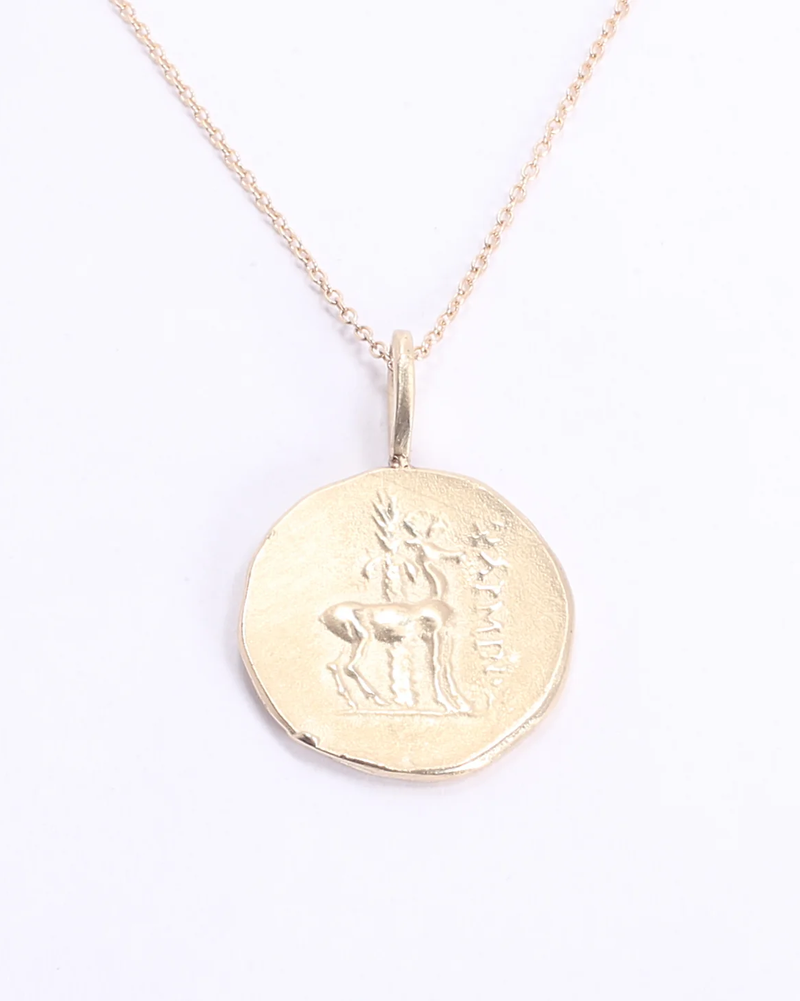 Robin Haley "The Bee" Artifact Necklace in 14k Gold