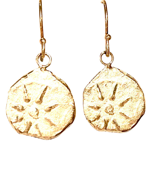 Robin Haley "Anchored in Gratitude" Artifact Earrings in 14k Gold