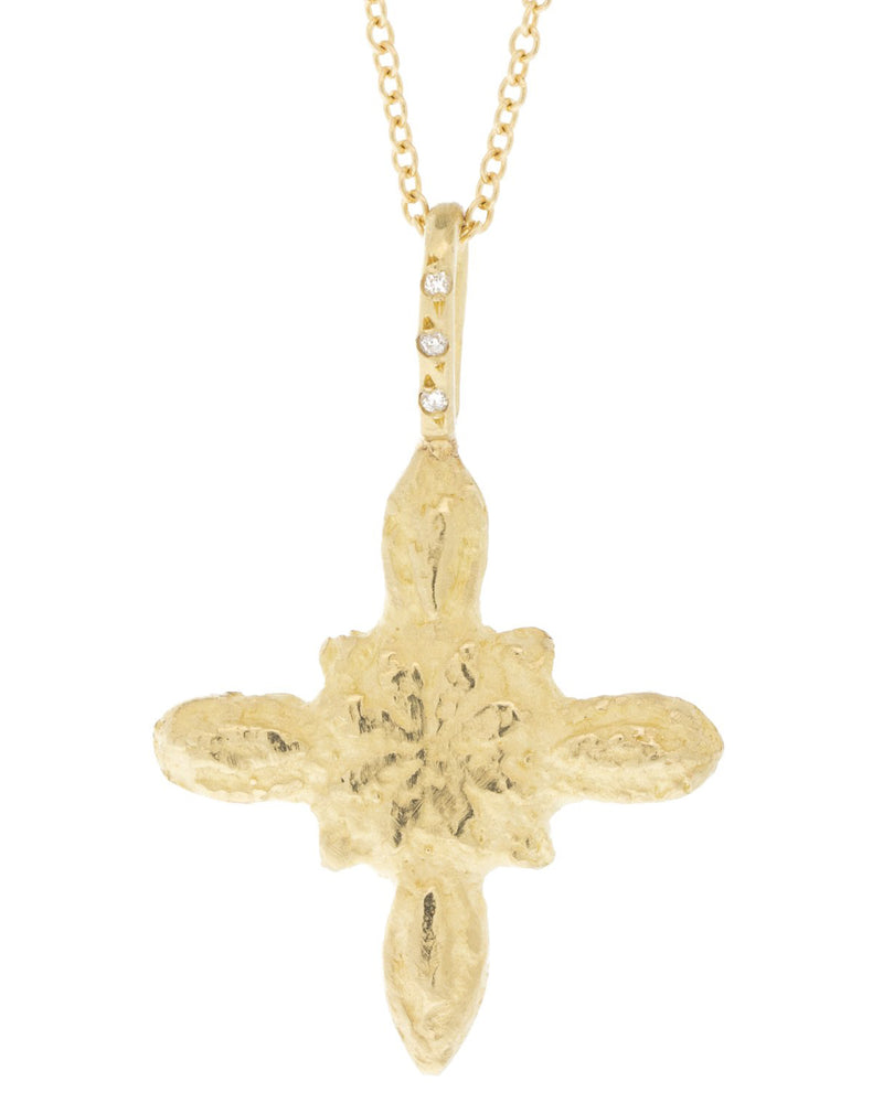 Robin Haley "Greek Cross" Necklace in 14K Gold