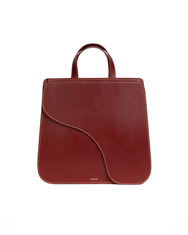 The Camille Tote in Rouge