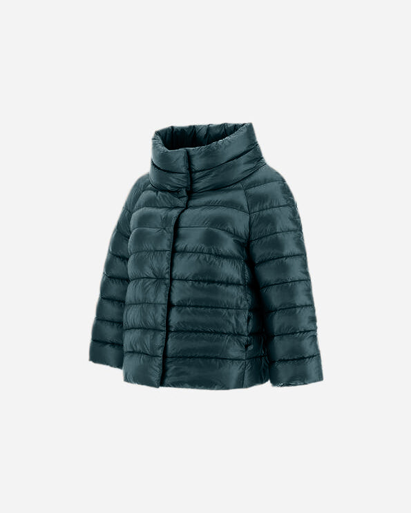 Herno Iconic 3/4 Sleeve Down Jacket ~ Emerald Green