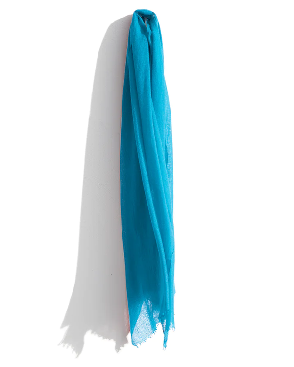 Cashmere Whisper Featherweight Scarf ~ New Aqua