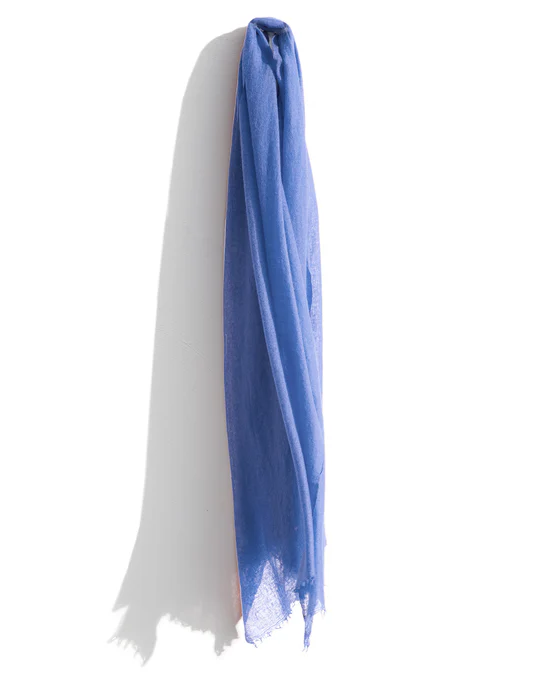 Cashmere Whisper Featherweight Scarf ~ New Blue
