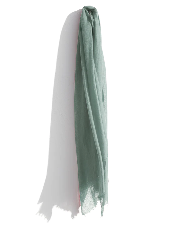 Cashmere Whisper Featherweight Scarf ~ Sea Foam