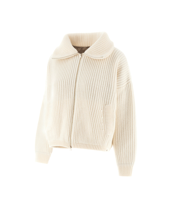 Herno Resort Cardigan in Infinity ~ White