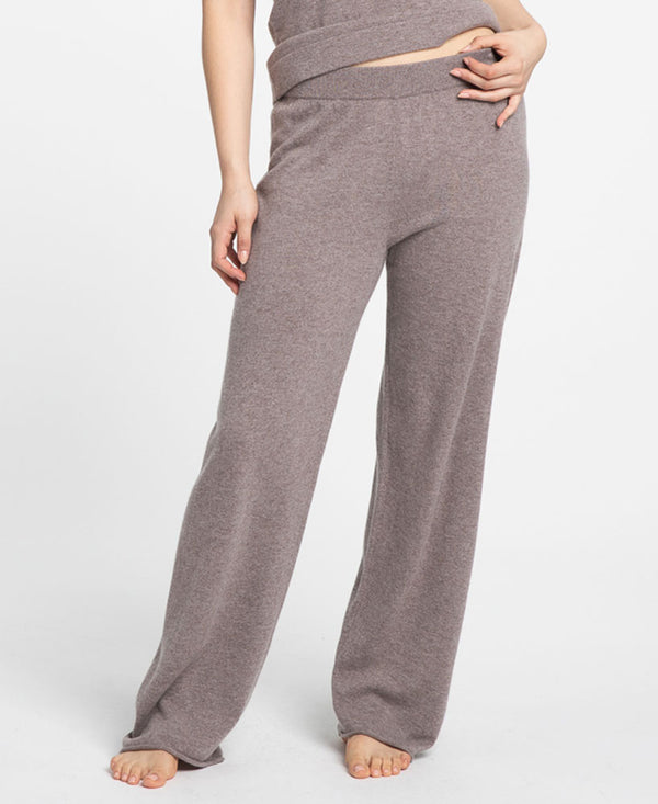 100% Cashmere pant ~ Seal