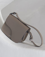 Ruskin The Camille Bag ~ Mud Nappa Leather