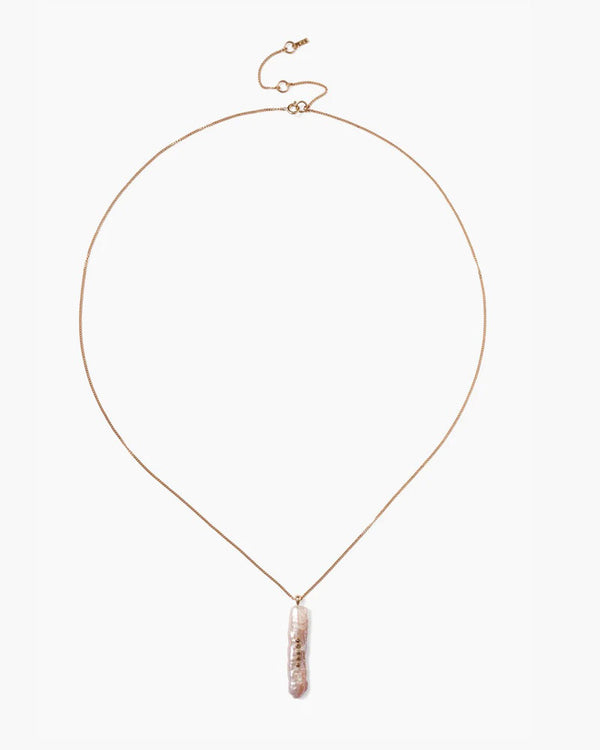 Chan Luu 14k Necklace with White Biwa Pearl