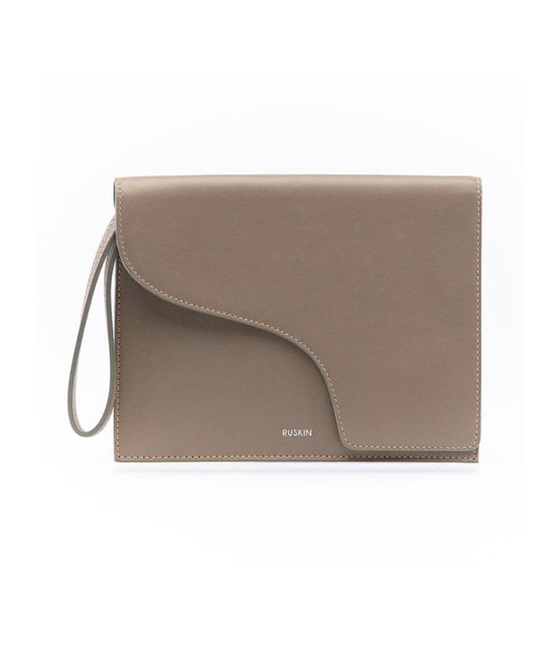 Ruskin The Camille Clutch ~ Mud