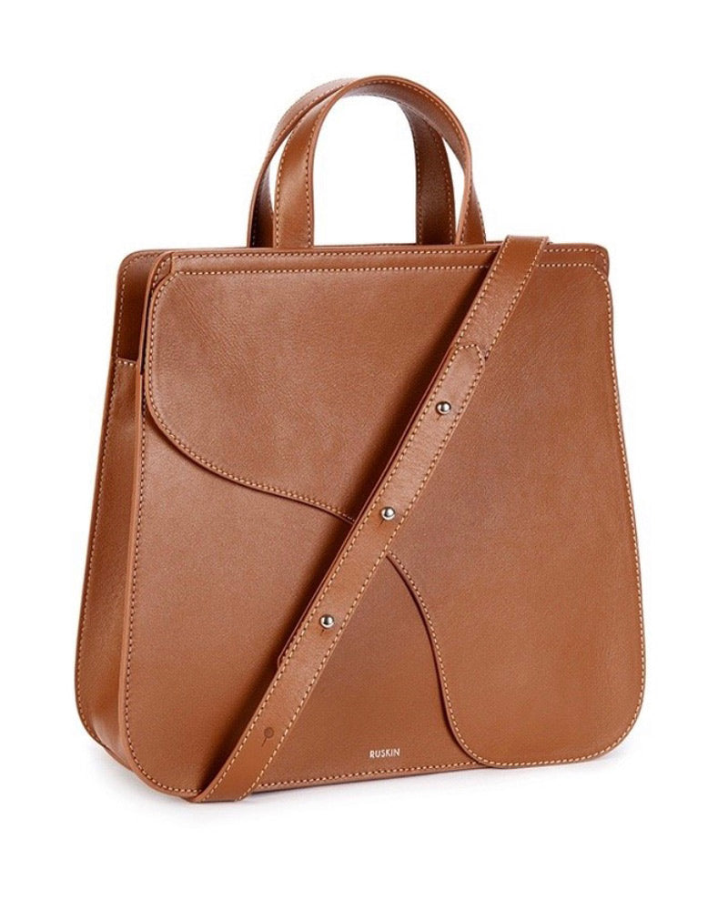 Ruskin The Camille Tote ~ Cognac