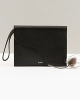 Ruskin The Camille Clutch ~ Black Nappa Leather