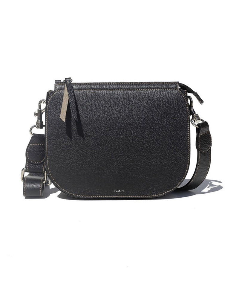 The Bennet Bag in Black Calf Leather