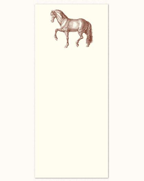 Prancing Horse Long Notepad